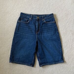 Dark Wash Denim Jorts